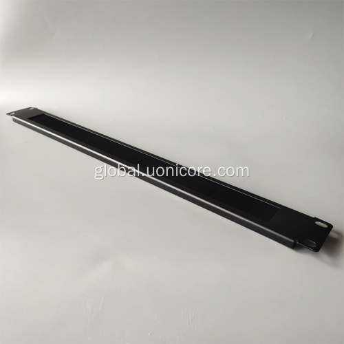 Brush Type Cable Management 19 inch 1U cable management brush type Supplier
